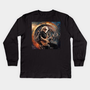 Jerry Garcia The Wheel Kids Long Sleeve T-Shirt